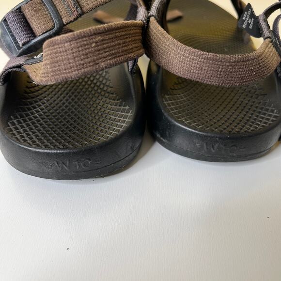 Chaco Black and Brown Sport Sandals with Adjustable Straps - Picture 5 of 7
